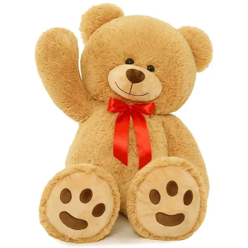 Giant Teddy Bear Stuffed Animal Plush Toy, Big Brown Teddy Bear Gift for Kids, Girlfriend, Boyfriend on Christmas, Birthd