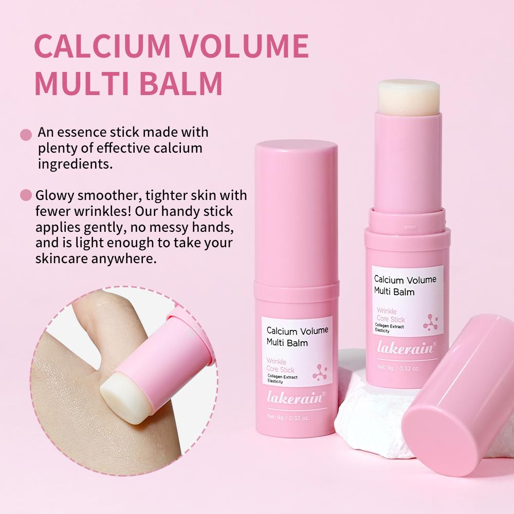 Lakerain Moisturizing Eye Multi Balm, Wrinkle Core Stick with Collagen, Firming Moisturizer Stick, Under Eye Balm, Brightener & Tightener for Improving Fine Lines Dark Circles and Puffiness, Non-Greasy, Lightweight, Skin Care, Eye Care Routine