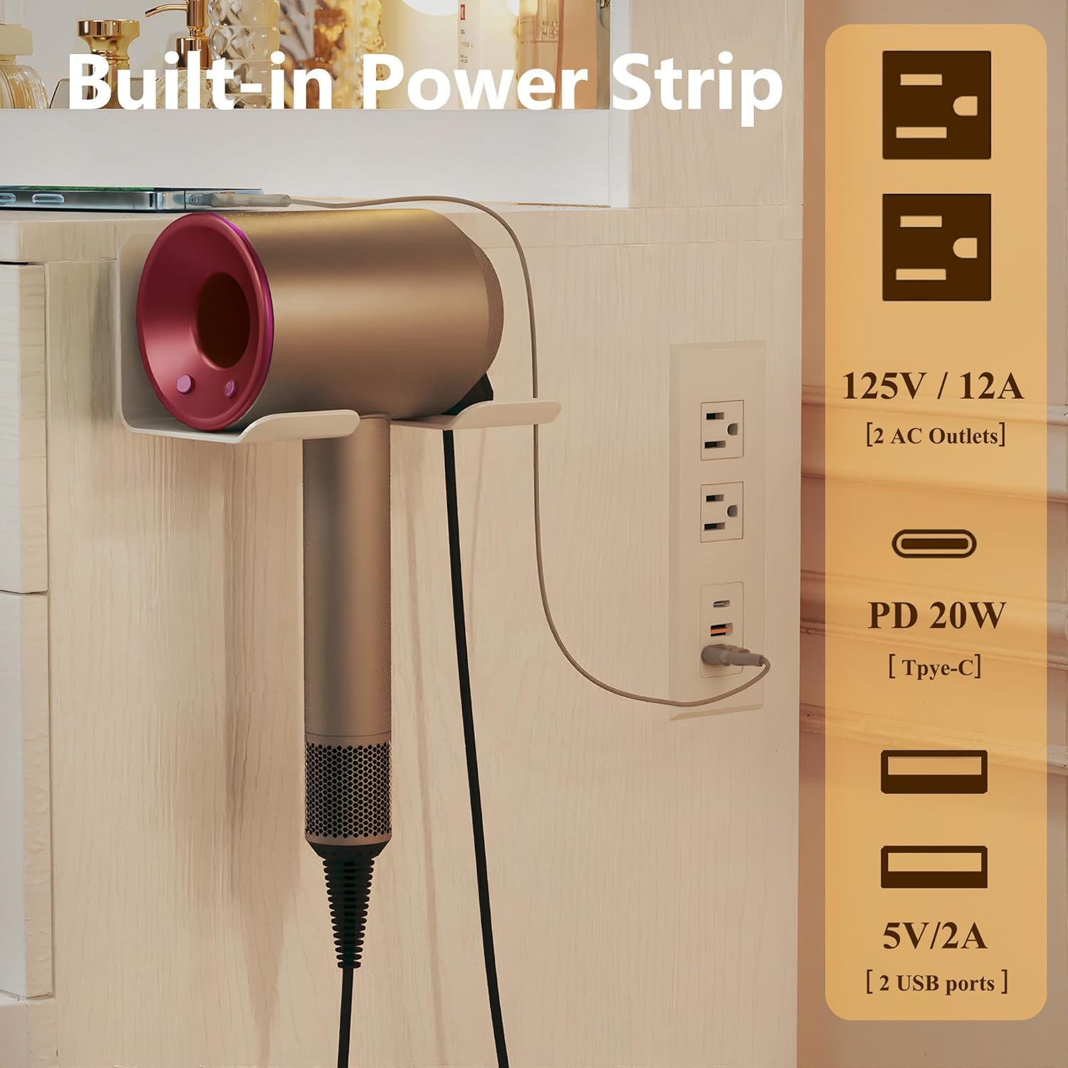 Large Makeup Vanity Desk with Lights, 50" Wide Vanity Table with Mirror & 3 Lighting Modes, Built-in Power Outlet, 5 Drawers & 2 Cabinets, Spacious 23.6" Legroom, White Large Makeup Vanity Desk with Lights, 50" Wide Vanity Table with Mirror & 3 Lighting Modes, Built-in Power Outlet, 5 Drawers & 2 Cabinets, Spacious 23.6" Legroom, White