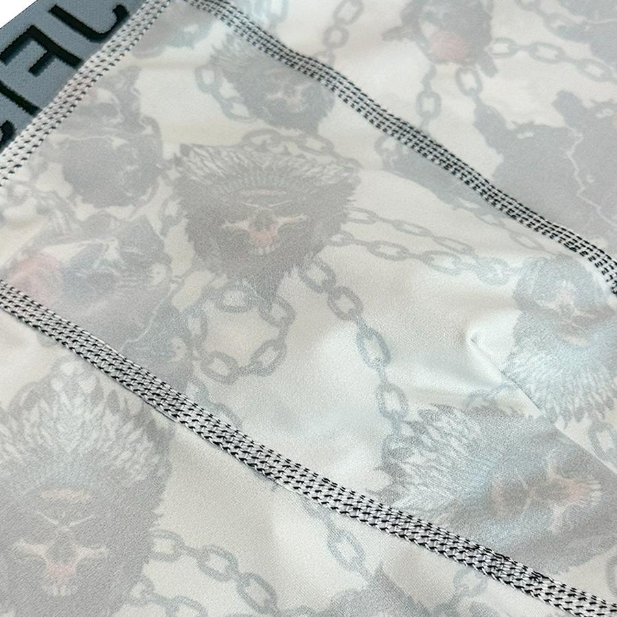 4 pieces of KJFISTMU men's boxer shorts, random 4-piece set, men's stylish printed graffiti sports underwear, comfortable fit, breathable and quick-drying. Street Style Graphics Casual Polyester Menswear