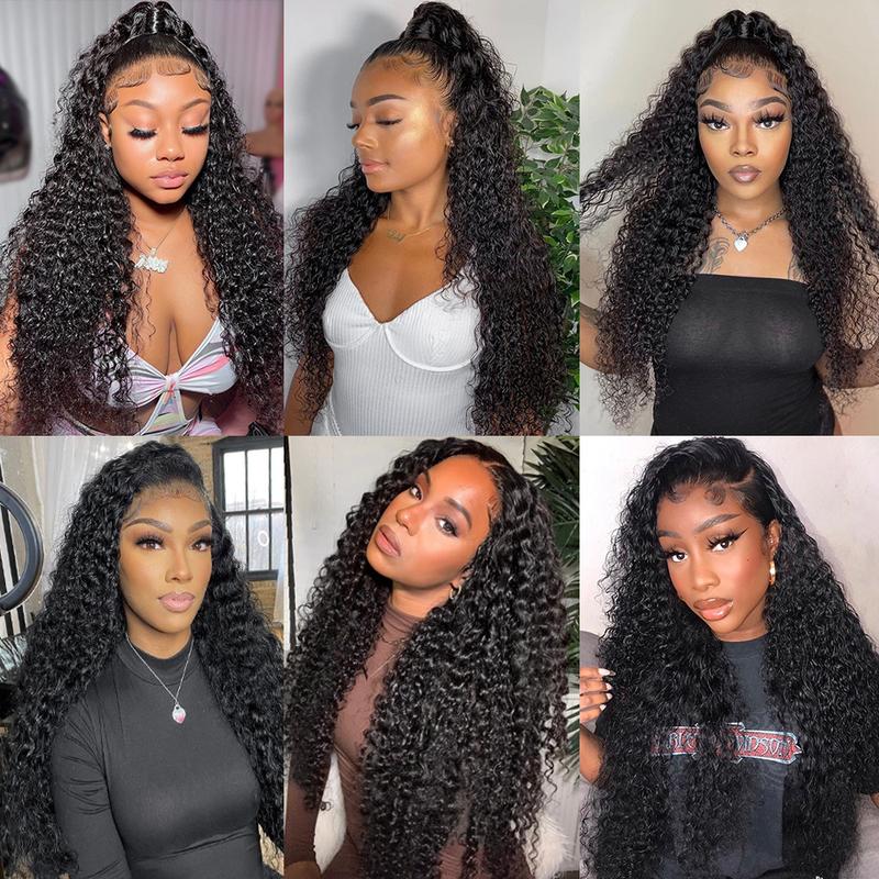 Deep Wave 13x6 Lace Front Wigs Human Hair 180% Density Lace Wigs Brazilian Hair Wigs 13x4 Lace Frontal Human Hair TikTokShopBlackFriday