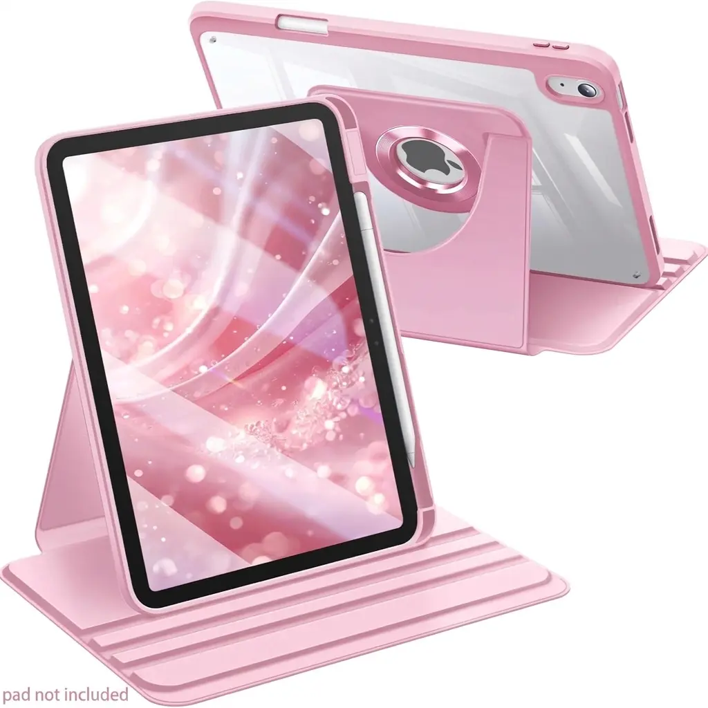 360-Degree Rotating Detachable Protective Case for iPad A16 11th Gen 11-Inch, iPad 10th Gen 10.9-Inch, Multi-Color, Pencil Holder, Tablet Casing (Case Only), iPad Protective Cover