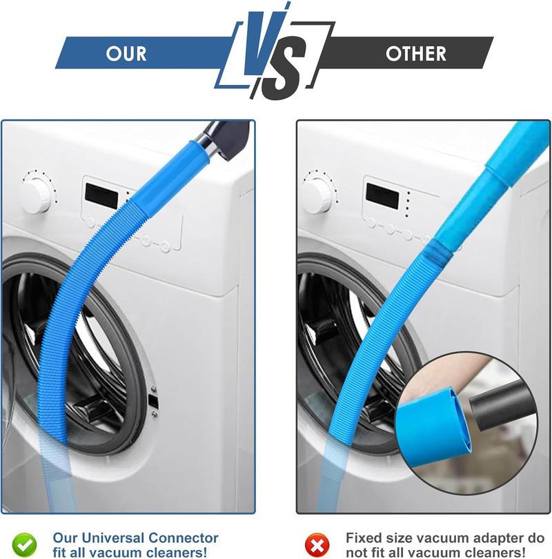 Dryer Vent Cleaner Kit,Attachment Compatible with All Vacuum Cleaner,Dryer Cleaning Tool,Deep Clean Lint Remover Tool,Home Safety Must Have