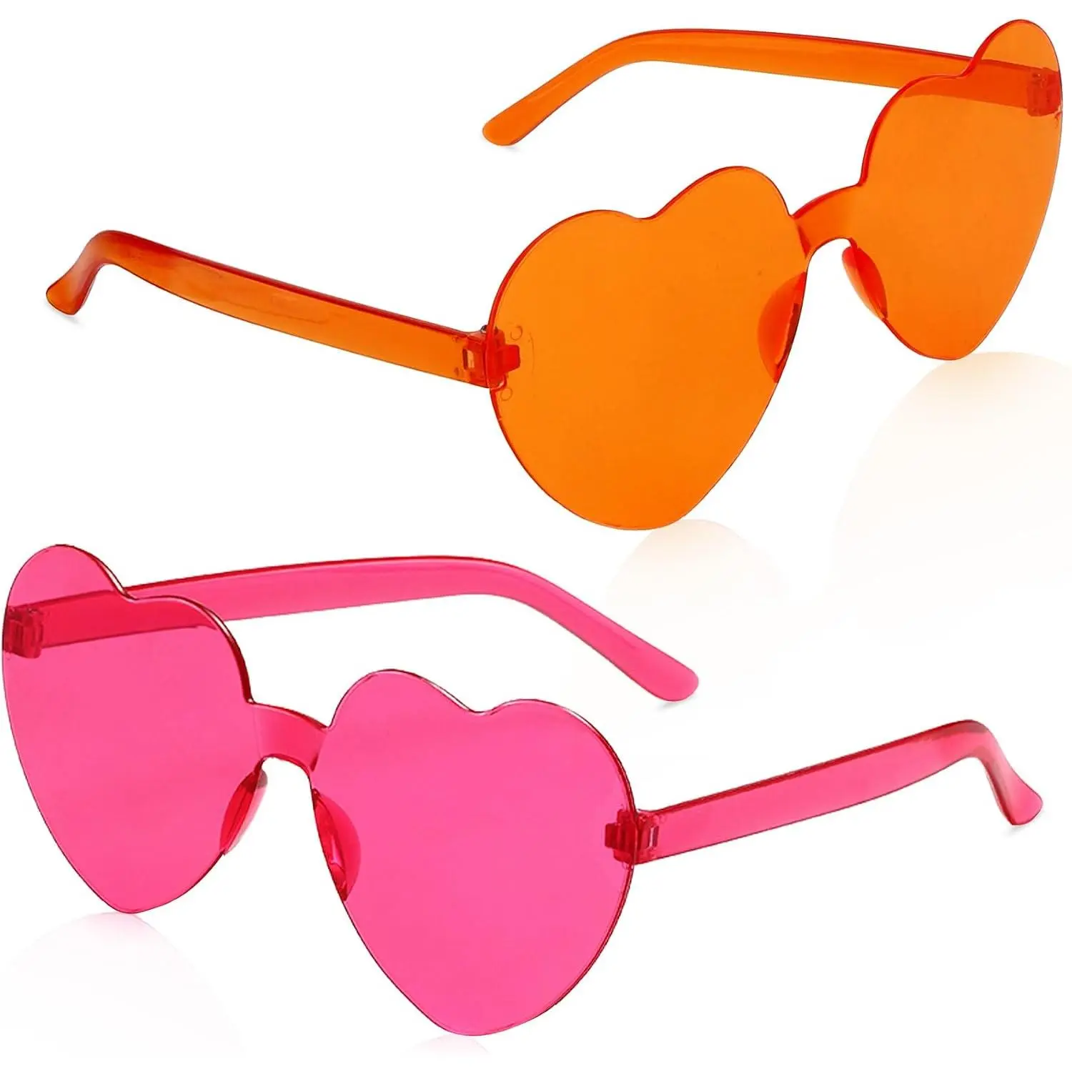 Heart Sunglasses Valentines Glasses Heart Shaped Glasses Bachelorette Halloween Party Accessories for Women Men