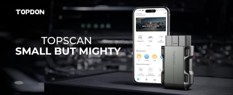 TOPDON TopScan OBD2 Scanner Diagnostic Tool Full System 8+ Popular Functions Bi-directional Control For vehicle