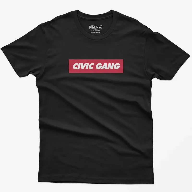 Civic Gang Shirt: JDM Car Enthusiast Gift |   Soft Heavyweight Graphic Tee,Unisex T shirt Daily Holiday Shirts