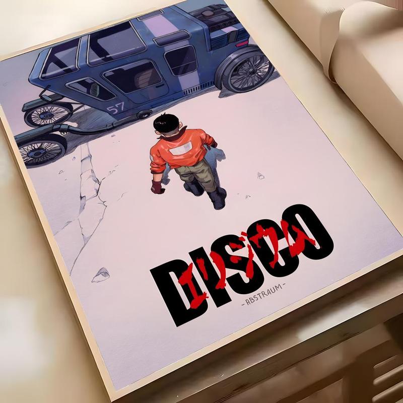 Ad Astra D-Disco Elysium Poster HD Waterproof Self-Adhesive Art Vibrant Wall Print for Living Room Bedroom Bar Parlor Home Decor Gift Fade-Resistant Easy-Apply Durable Dly Artwork