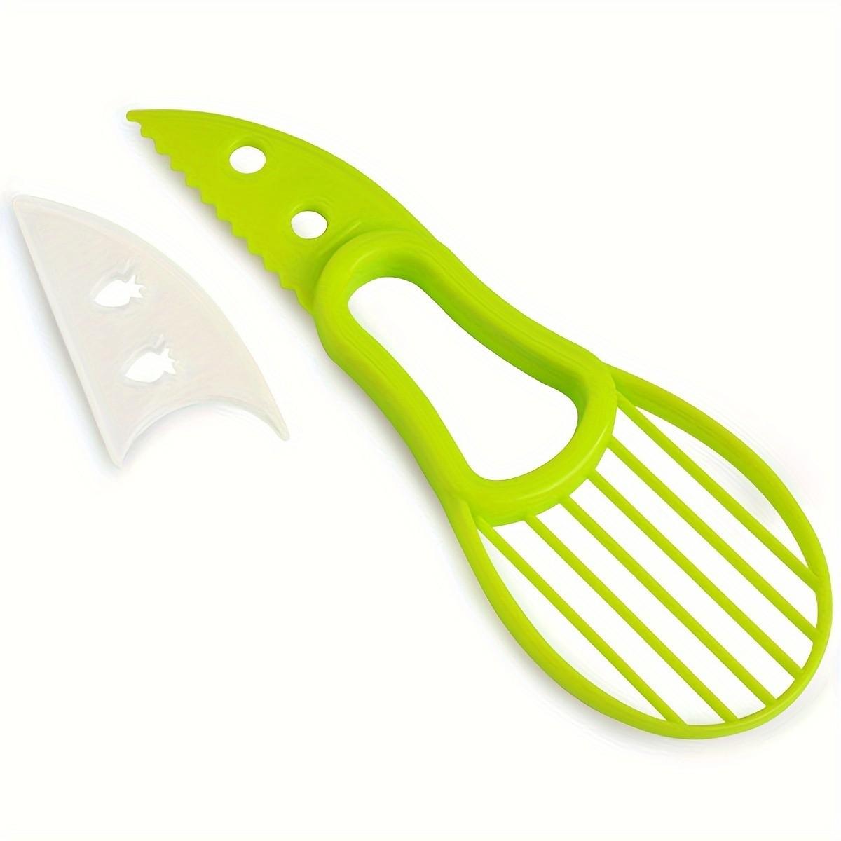 Avocado Pitter Slicer Cutter, Dual-Function Kitchen Tool, Efficient Avocado Corer & Slicer, Essential Cooking Accessory