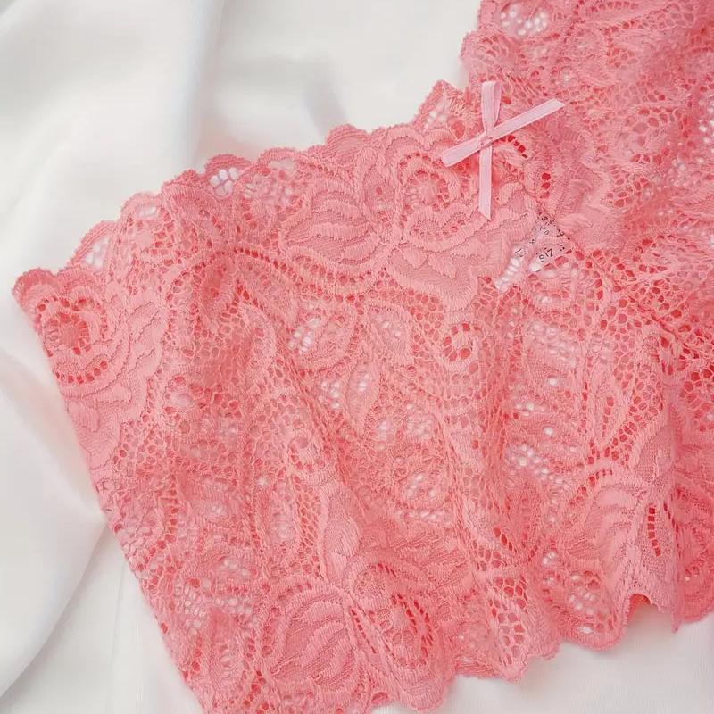 Assorted Lace G-String Thongs 18-piece Women's Lace Briefs - Low-waist, soft and breathable panties, seamless and comfortable briefs,  solid color shorts, suitable  all seasons,   Fit Womenswear underwear period underwear   women skin-friendly