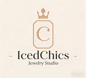 IcedChics Jewelry Studio shop logo
