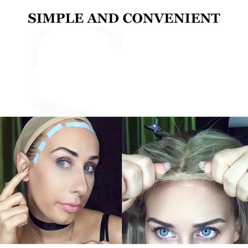 3 Yards No-Shine Hair System Tape, Waterproof Lace Front Wig Tape, Strong Double-Sided Adhesive, Long-Lasting Hold, Durable Adhesive