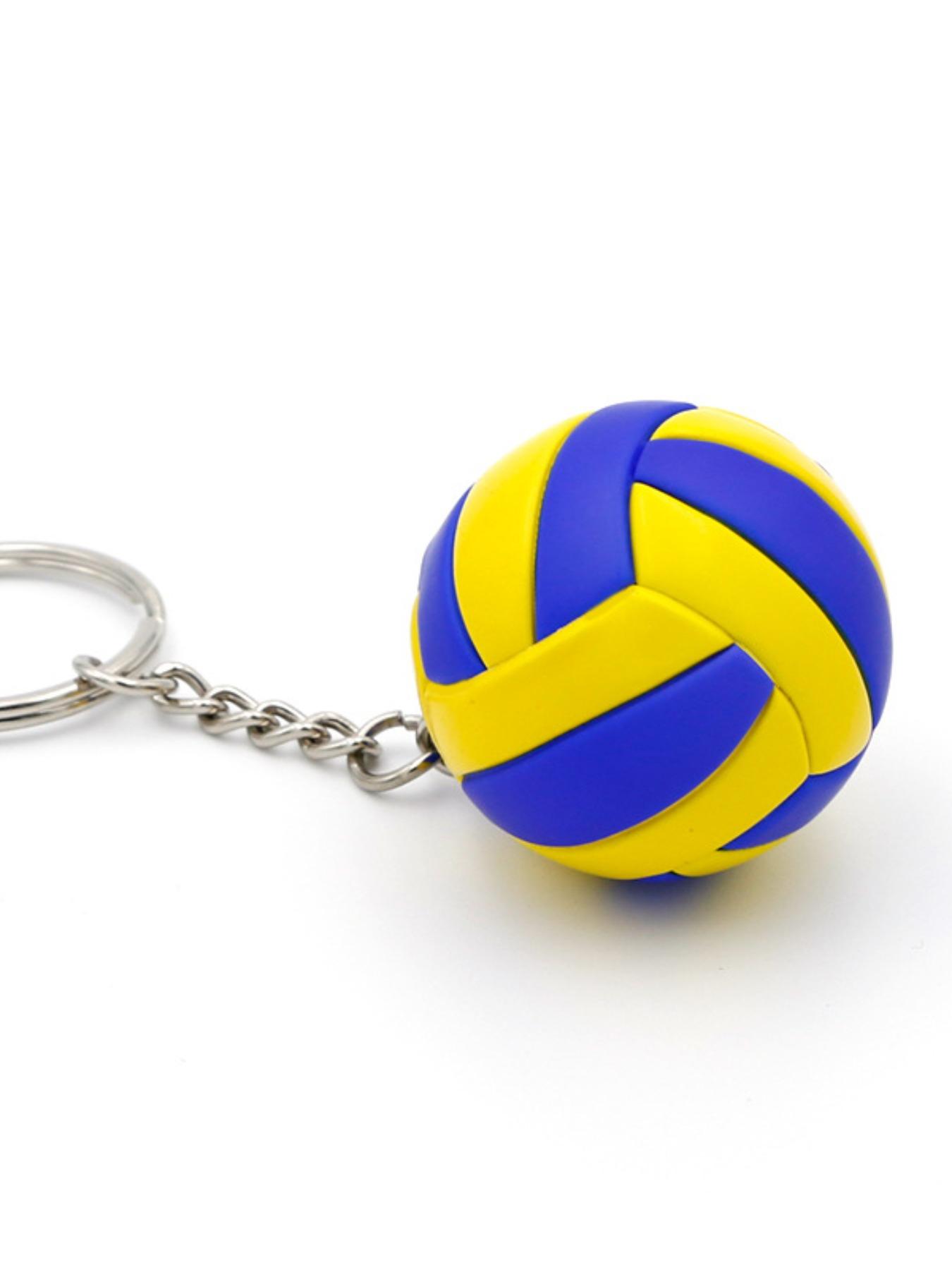 Volleyball Keychain Bag Charm Sports Competition Award Creative Gift, Unique Volleyball Accessory for Athletes & Fans