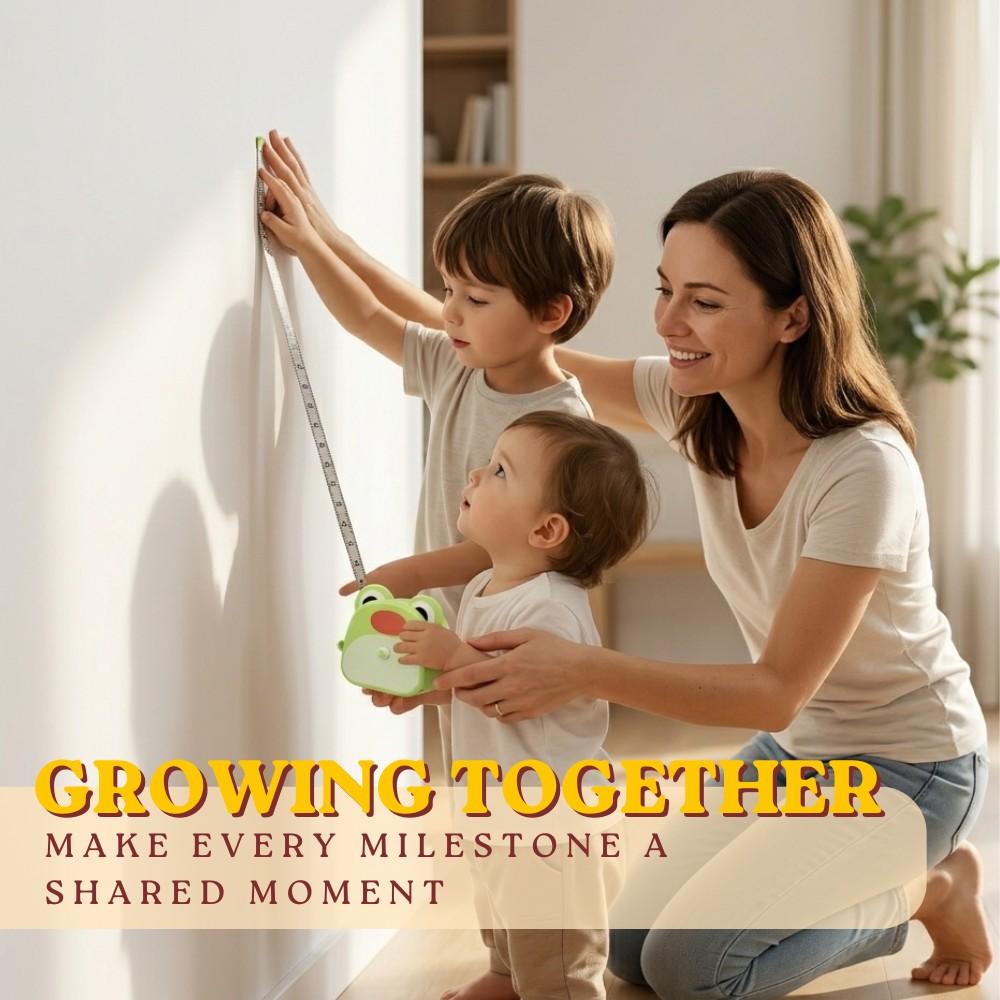 Tape Measure, Stem Education Tool with Timer, Adjustable Design, DIY Assembly Toy, Safe for Kids Aged 3+, Gift for Boys and Girls