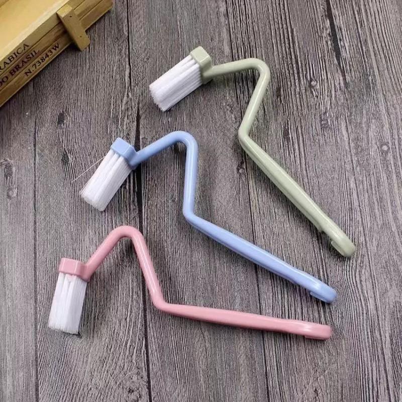 3-Piece Coffee Machine Brush Set, No Dead Corners Tea Maker Cleaner, Home Coffee Bar Tea Room S-Type Kitchen Cleaning Brushes