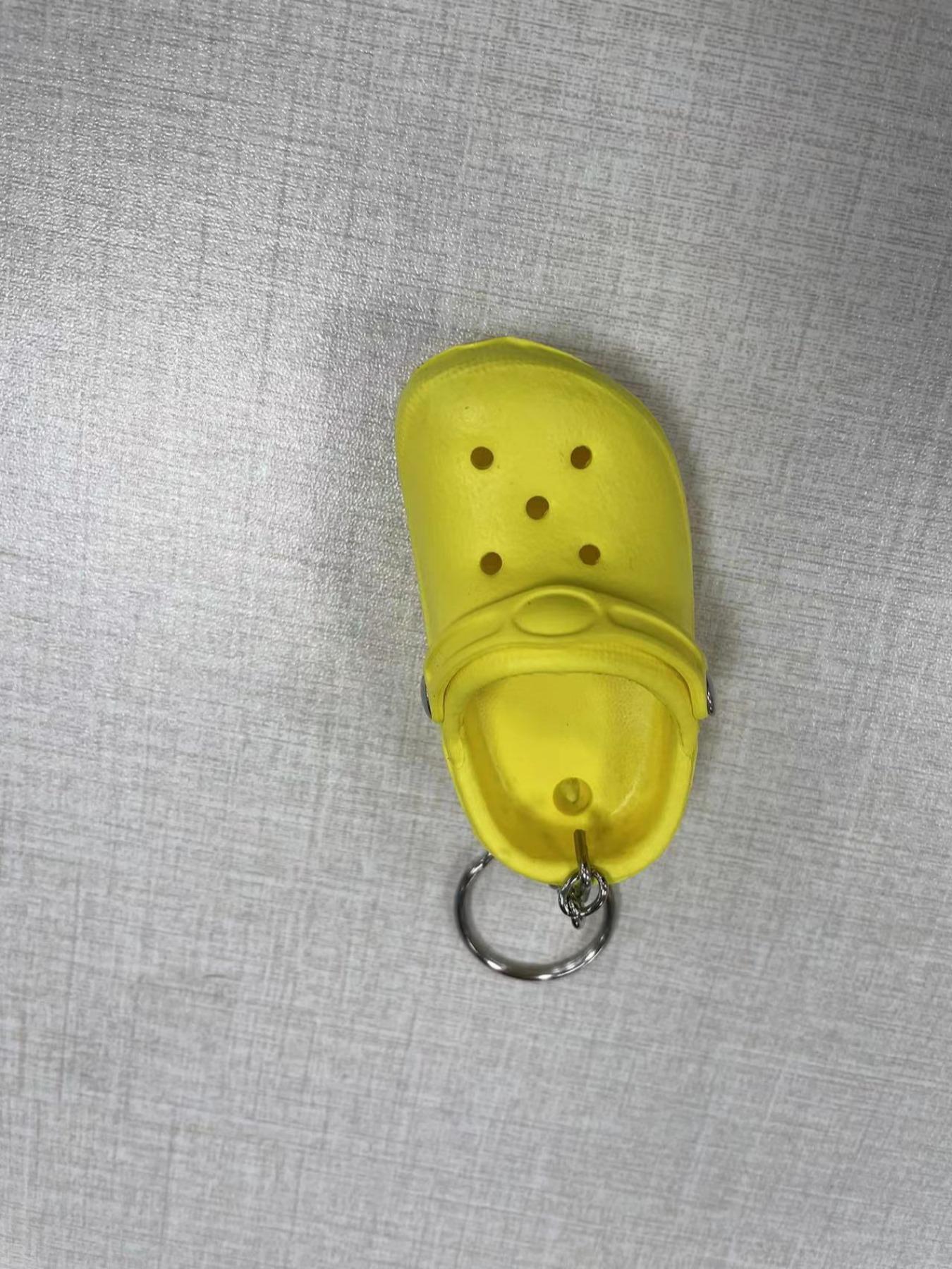 Mini Cute Plastic Sandal Keychain, Fashionable Replica Sandal Key Holder, Daily Outing Wallet Phone Backpack Decorative Pendant