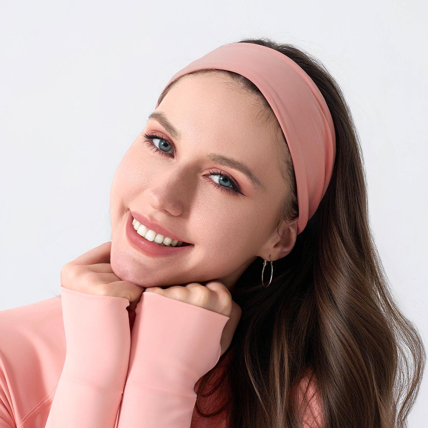 Yoga Headband Matched Color Clothes, Comfortable Stretch Design, Ideal for Yoga & Fitness, Perfect Gift for Women, Gym Wrap Headband