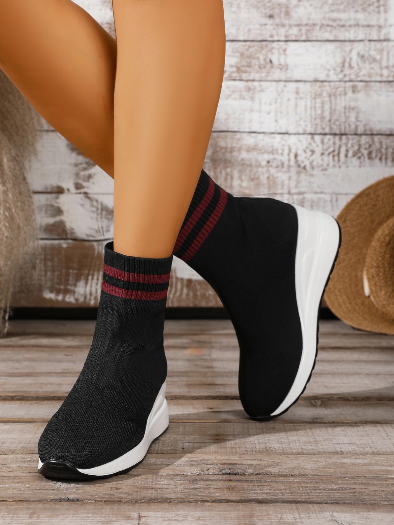 Women's Fashion Single Shoe, Short Boot, Slip-On, Simple and Comfortable, Perfect for Daily Wear, Stylish and Practical Design