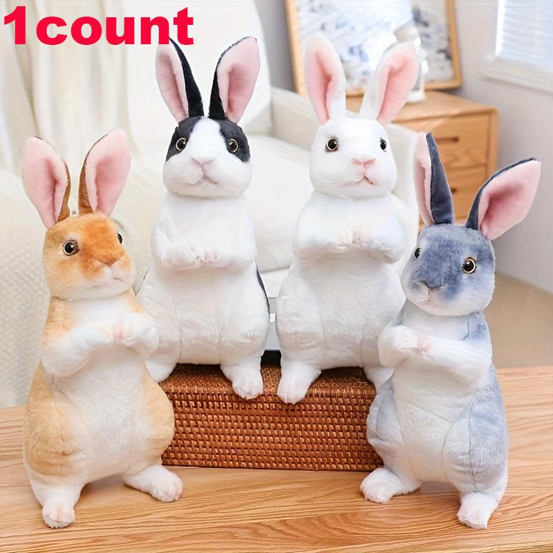 Cute Rabbit Plush Toy, Colors, Soft Stuffed Animal, Perfect Birthday Gift & Easter Decoration