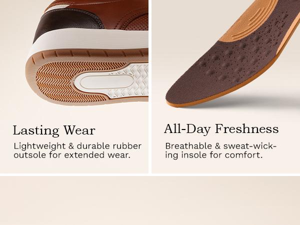 Bruno Marc Men's Lightweight Smart Casual Sneakers