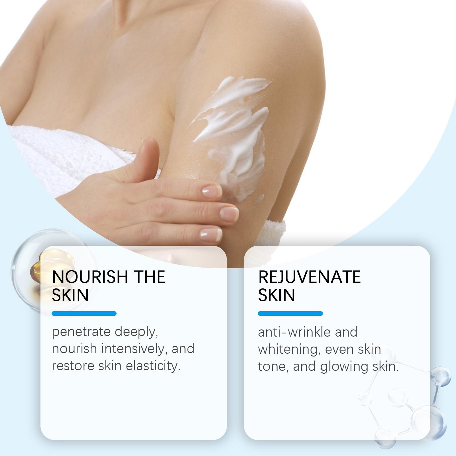 Ouhoe Body Care Cream, Moisturizing and Hydrating, Improves Skin Elasticity, Nourishes and Anti-Wrinkle, Skincare Body Lotion