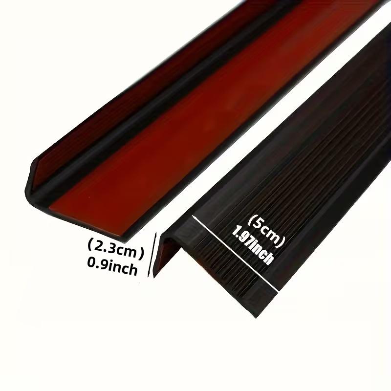 7.3cmx2meters 1pc Self-Adhesive Stair Edges Protector, Self-Adhesive Stair Edges Decoration for Indoor And Outdoor Steps, Outdoor Use, Durable, And Easy to Install