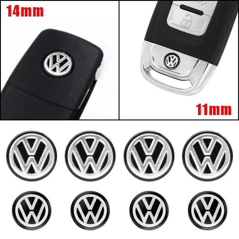 Customized Volkswagen Key Shell Emblem, Aluminum Alloy Scratch-Resistant, Waterproof Dustproof, Lightweight Portable, Fits Multiple Models