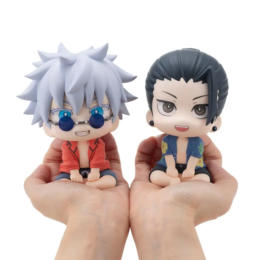 Anime JJK Figure Suguru Geto look up Action Figure Satoru Gojo figure Q edition Collection statue geto and gojo Model Boys Gifts