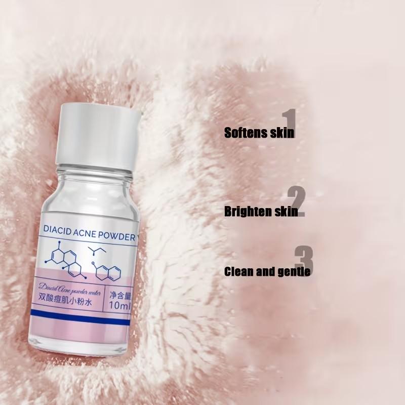 Pink Salicylic Acid Concentrate, Acne Treatment Serum, Hydrating Acne Remover, Contains Salicylic Acid, Lactic Acid, Glycerin, Dual-acid Dual-protection for Softening and Smoothing, Moisturizing and Oil-controlling, Unisex