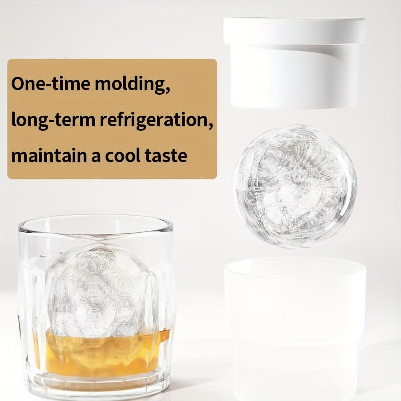 3Pcs XL Sphere Ice Molds | Easy-Release Silicone Ice Ball Maker for Iced Coffee & Drinks | Reusable Leak-Proof Round Ice Tray | Aesthetic Kitchen Gadgets