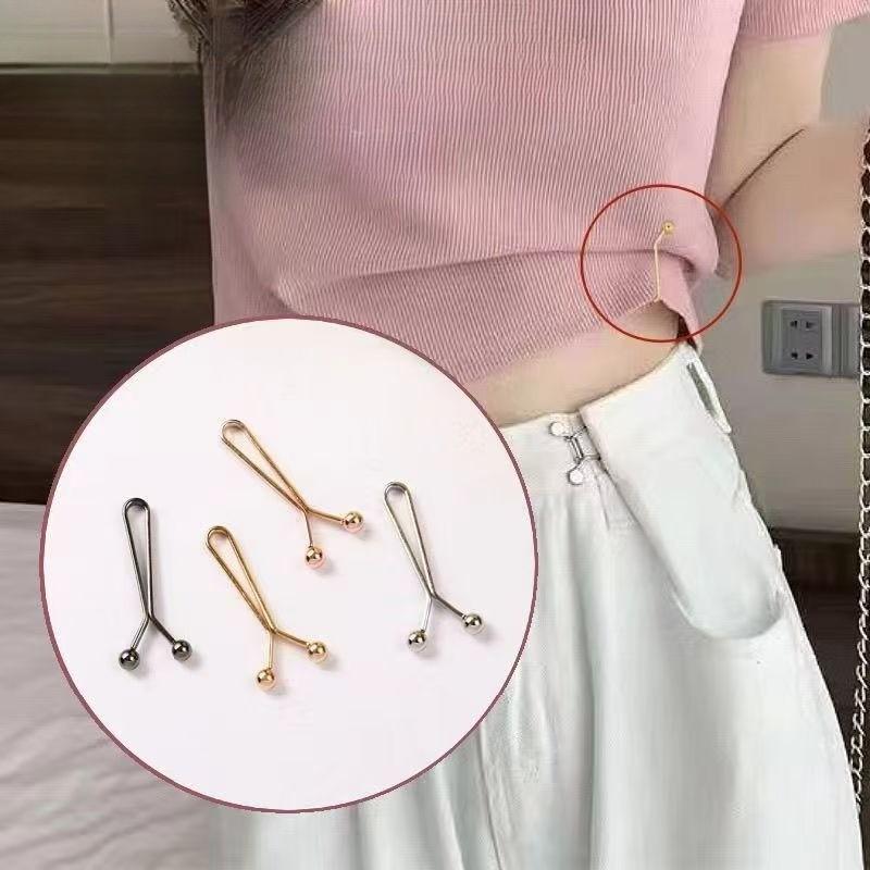 4pcs U-Type Clothing Adjustment Clips, Easy-To-Use Waist Tightener, Perfect for Jeans, Casual Pants, Dresses, Compact and Portable