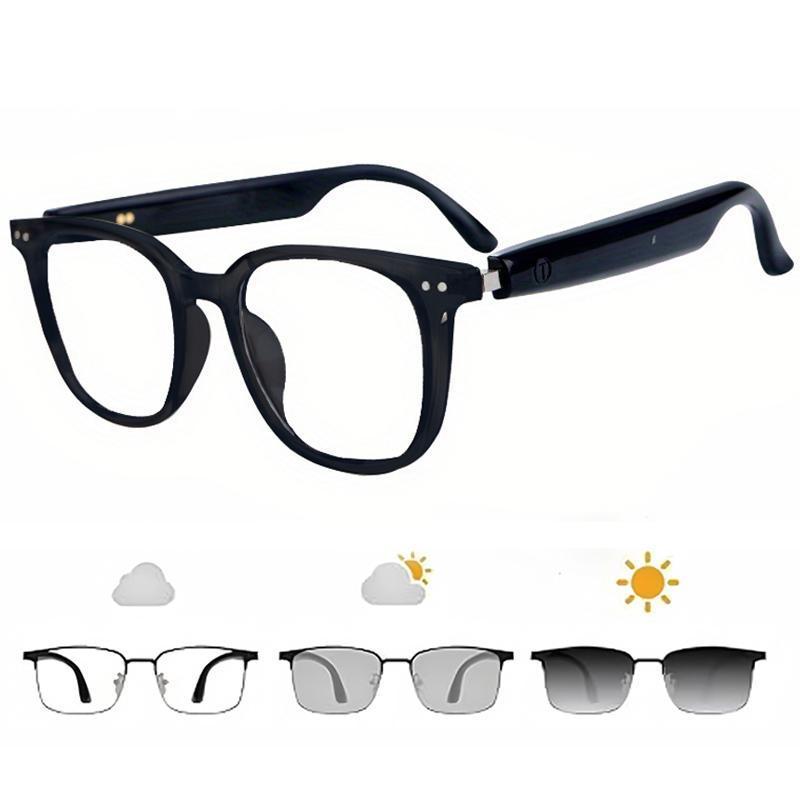 Qrd Smart Wireless Bluetooth-compatible Glasses, Fashionable Open-Air Audio, Touch Control Music & Calls, Multi-Function Eyewear