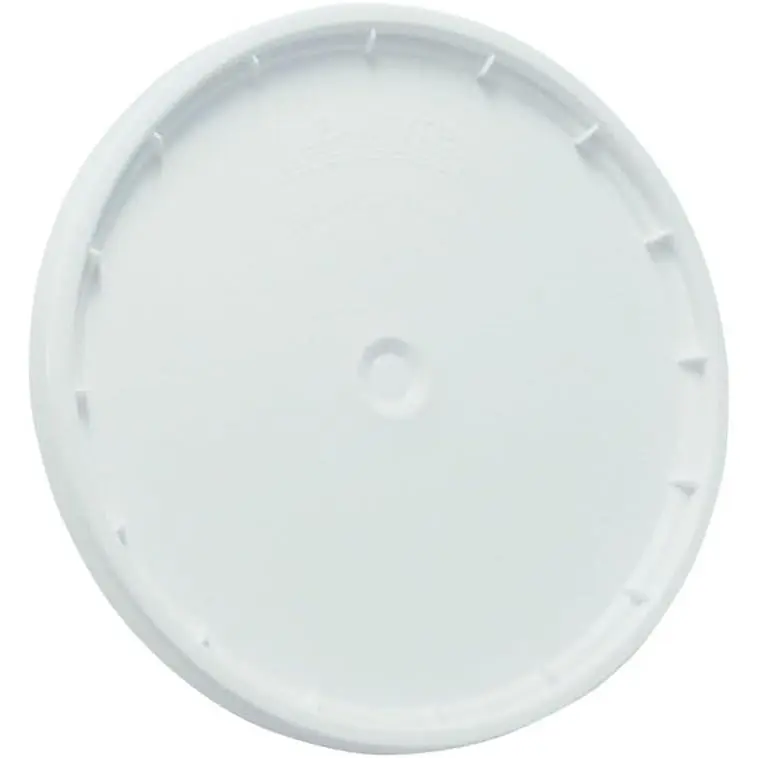 White 5 Gallon Bucket Lid – White,  Grade, FDA Compliant – Heavy-Duty HDPE Plastic – Fits 3.5 to 7 Gallon Buckets – Easy  & Removal – Fits  Depot, Lowe’s Buckets