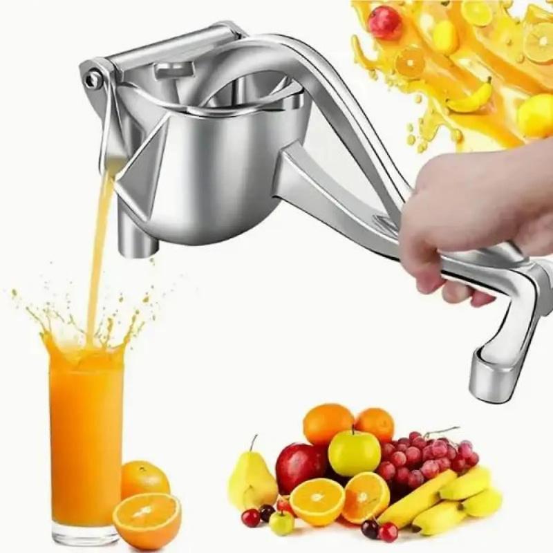Manual Juicer Presser, Aluminum Manual Squeezer, Ergonomic Handle, Efficient Juice Extraction, Durable, Compact, Easy to Use and Clean