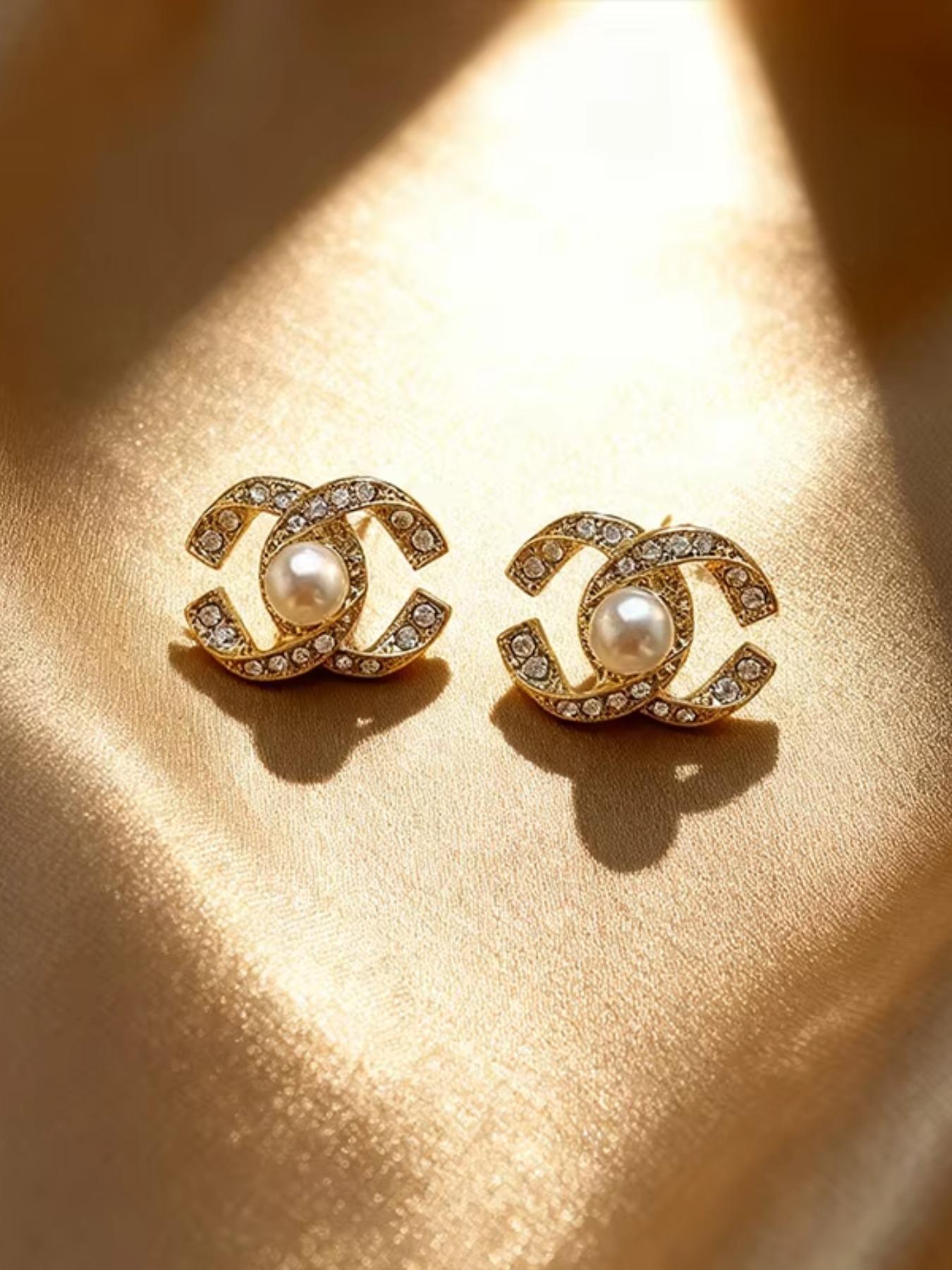 Elegant Pearl Earrings Set, C-Shaped Multifunctional Design, Perfect for Women Daily Wear & Outdoors, Fashionable Luxury Jewelry