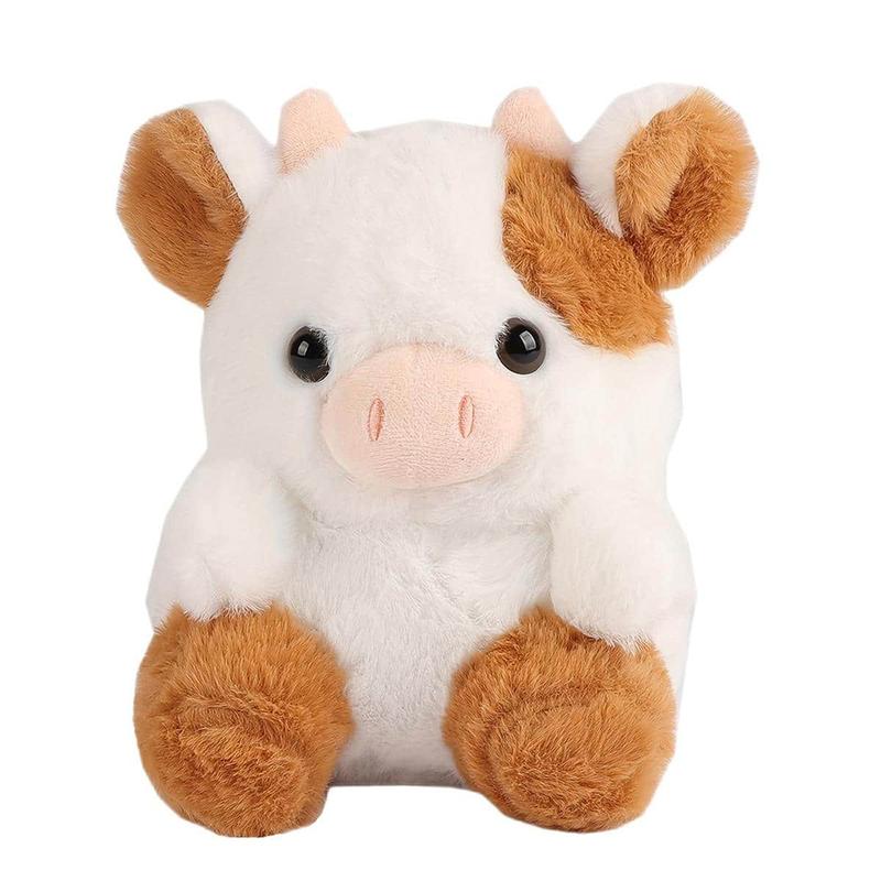 Cute Cow Design Plush Toy, Stuffed Plushie Doll, Stuffed Animal Toy For Kids Fans Gift, Soft Stuffed Animal