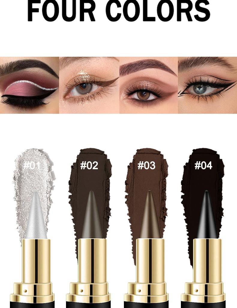 Multipurpose Solid Eyeliner Gel Pencil, Highly Pigmented Black Eyeliner and Lip Liner Pencil, Beginner-Friendly, Long-Lasting and Smudge-Proof, Glides on Smoothly for Effortless Application, Perfect Holiday Gift for Eye and Lip Cosmetic Lovers
