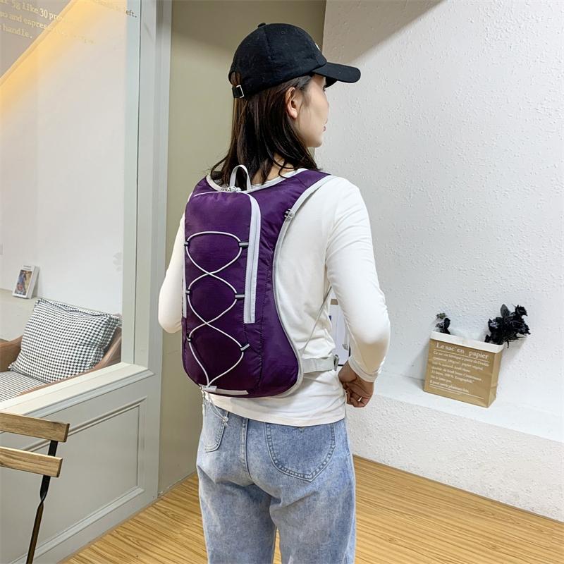 Outdoor Cycling Water Bag Backpack, Lightweight Breathable Reflective Shoulder Bag, Running Hiking Trekking Water Bag, Multi-Functional Outdoor Sports Bag