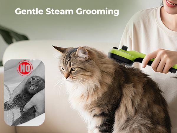 Pecute Pet Spray Hair Removal Brush for Cat/Dog – Deshedding & Grooming Tool, one button hair removal comb,deshedding vacuum brush, fur removal tool, grooming trimming tool