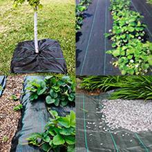 TikTokShopBlackFriday Durable Weed Barrier Landscape Fabric 3.2oz PP Woven Ground Cover Chemical-free