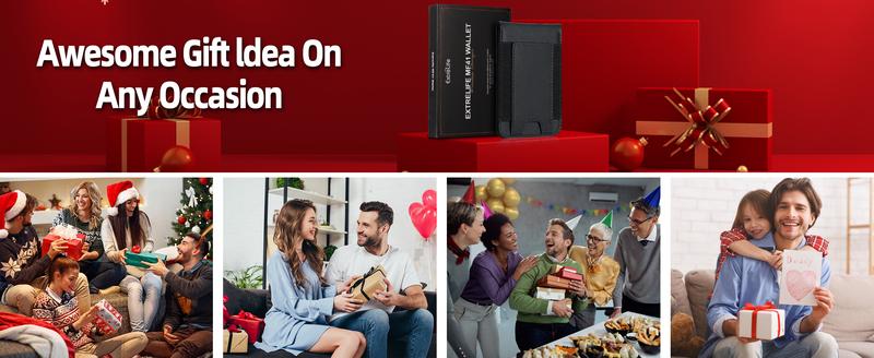 Magnetic Wallet for iPhone 16/15/14/13/12 with 3 Card Slots, Magnetic Wallet, Phone Wallet & Adjustable Stand, Black，find my Shockproof Cellphone Smartphone 【Christmas】