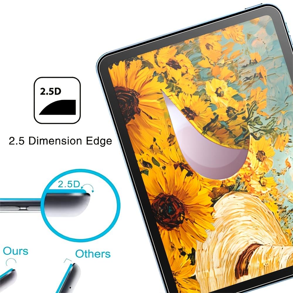 2pcs Screen Protector for iPad 10th/11th A16, 2.5D Arc Edge Design, Anti-Fingerprint, Clear Display Protection for Home Office Dorm