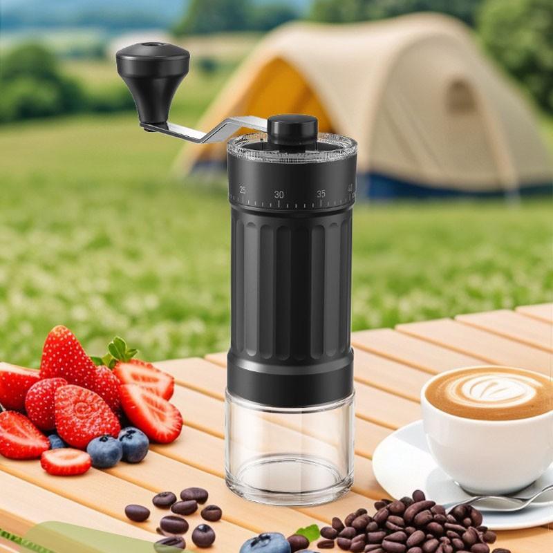 Manual Coffee Grinder, Handheld Espresso Mill, Portable Grind Machine, Ideal for Home & Office Use, Easy-To-Use Coffee Tool