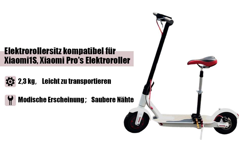 Xiaomi M365 Scooter Seat Attachment Adjustable Height 45-65cm Aluminum Alloy Comfortable Saddle for M365 and M365 Pro Models Xiaomi M365 Scooter Seat Attachment Adjustable Height 45-65cm Aluminum Alloy Comfortable Saddle for M365 and M365 Pro Models