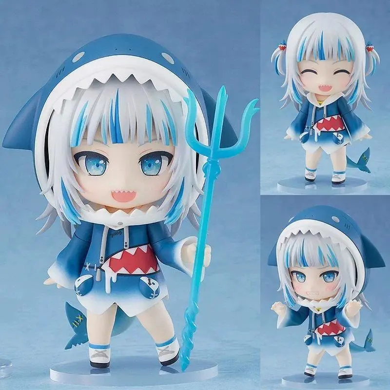 New Q Version Nendoroid Cute Shark Girl 1688 Action Figures Interchangeable Face Doll Model Toys Collection Desktop Ornament Popular toys 2026 Hot selling toys