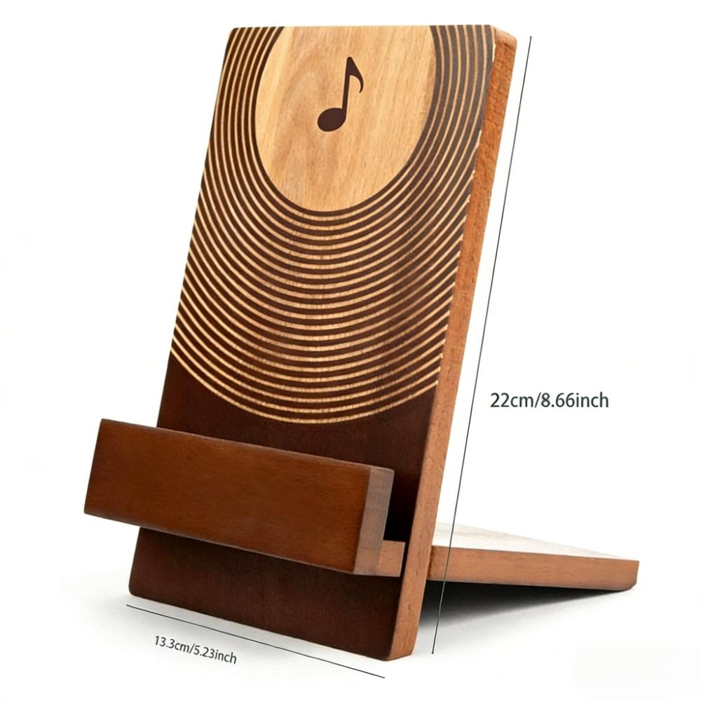 Congratulatory record display stand, solid wood record display stand for home use, farmhouse style wooden record organizer