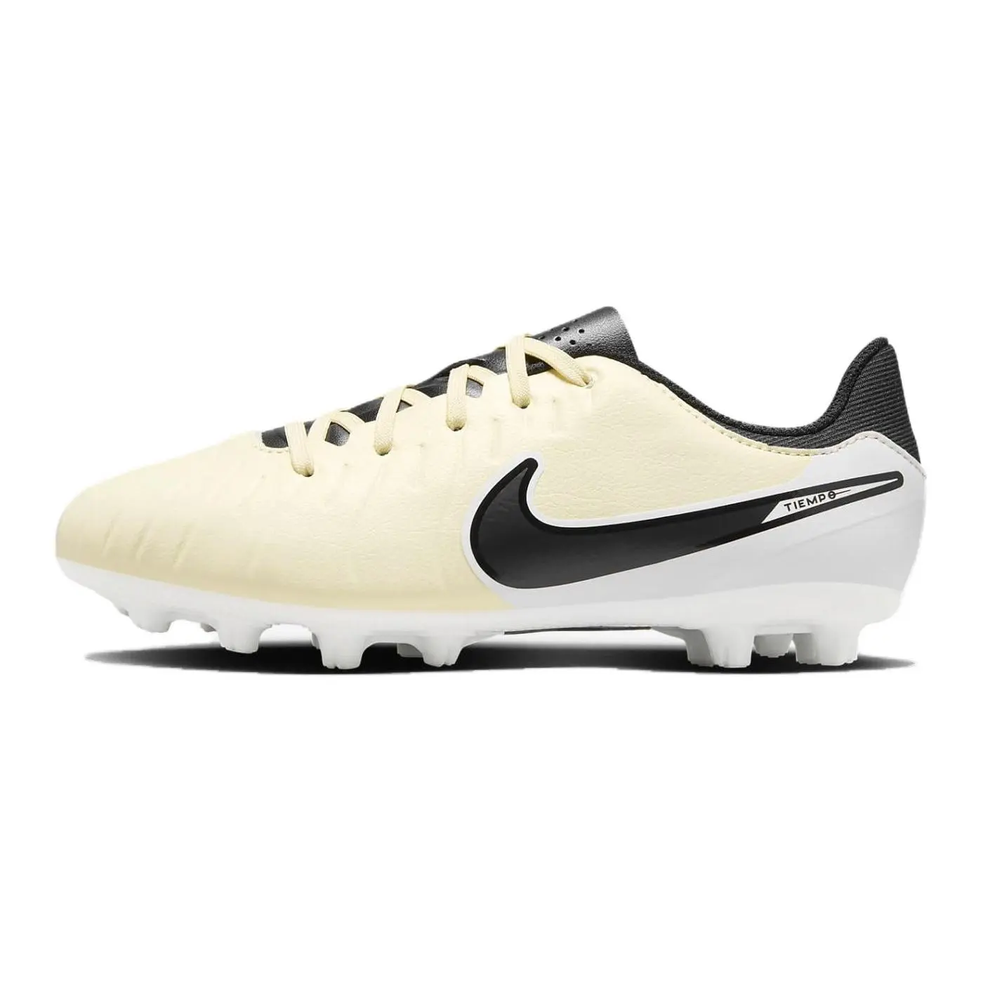 Nike Tiempo Legend 10 Junior Comfortable Round Toe Non-Slip Wear-Resistant Low-Top Kids Soccer Shoes DV4349-700