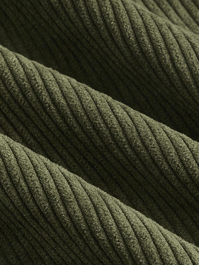 Women's Casual Corduroy Overalls, Adjustable Shoulder Straps, Loose Fit Pantsuit, Comfortable Fashion Style, Elastic Waist Long Pants