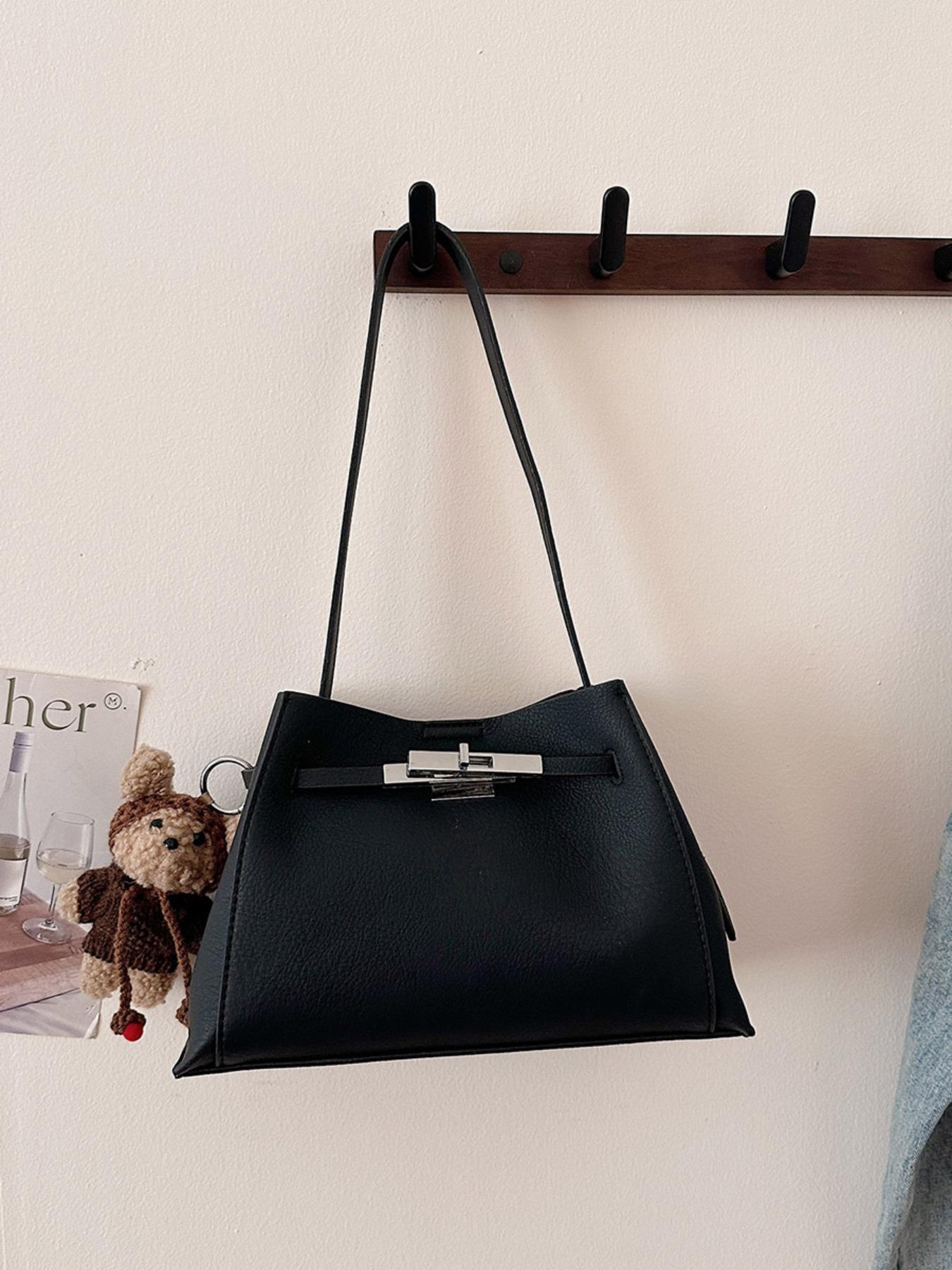 2026 New Fashion Versatile Casual Shoulder Bag, Large Capacity Handbag, Underarm Crossbody Bag, Kelly Bag, Stylish and Practical, PU Tote Satchel