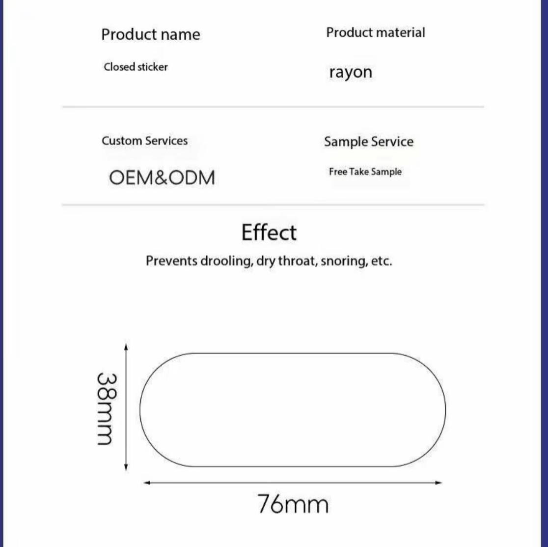 Mouth Tape Pack of 30/60/120 for 1/2/4 Month, Hypoallergenic Adhesive, Mild Tape, Sports Accessories, Black super breathable promotes restful Sleep