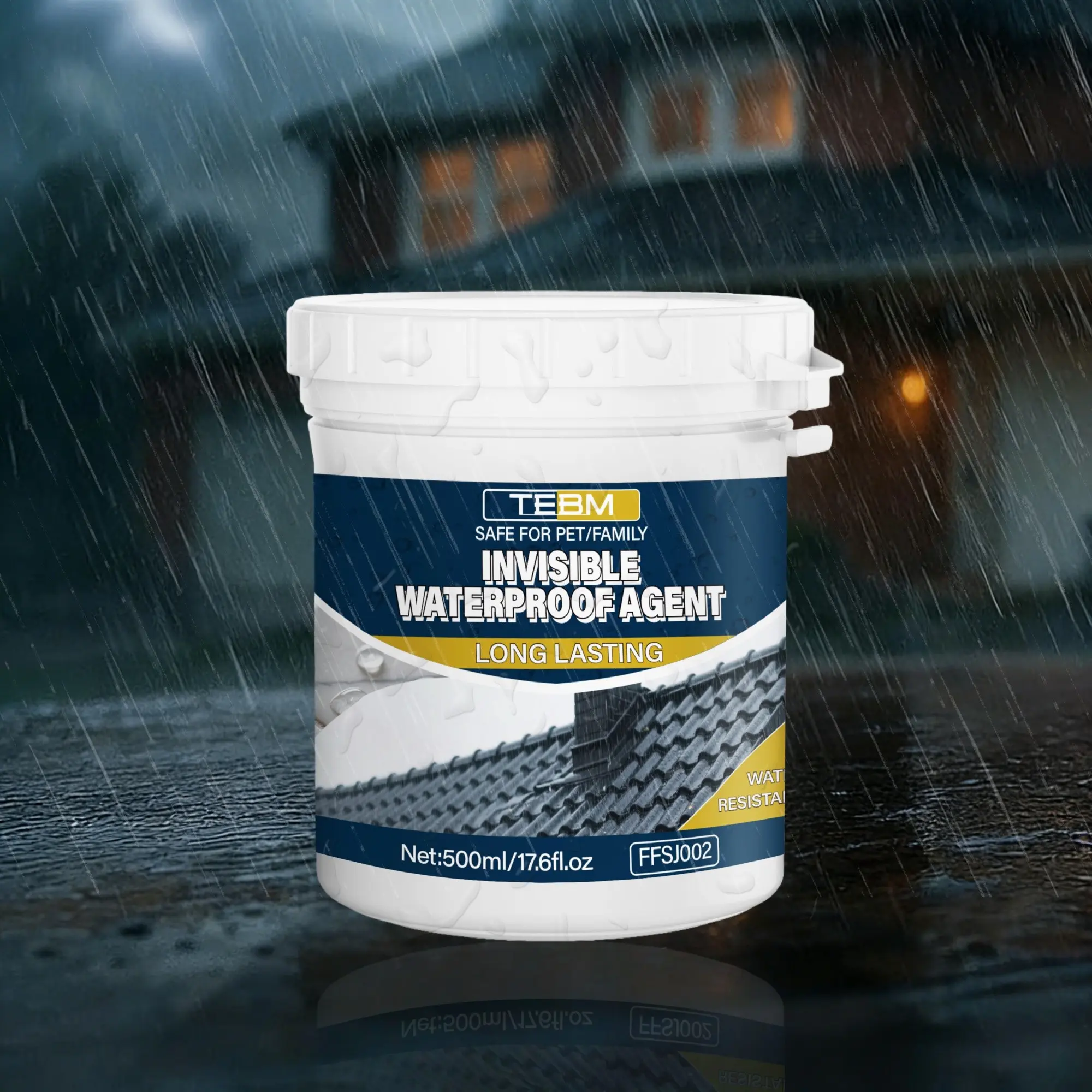 Multi-Purpose Invisible Sealing Waterproof Glue Kit, Bond Seal, Fast Drying Long-Lasting, Effective Water Proof Coating for RV Roofs, Home Roofs